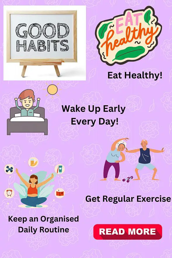 developing good habits 4 steps