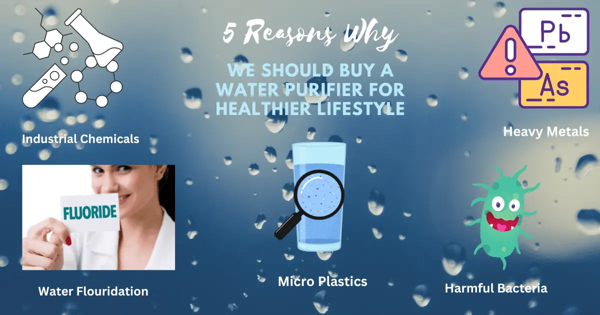 5 reasons why you must buy a water purifier for better health