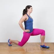 The correct Lunge position