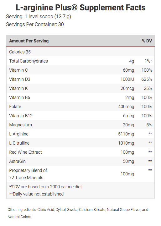 best l arginine supplement