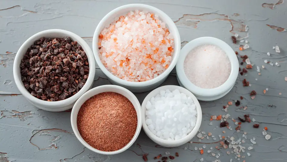 5 different types of salt