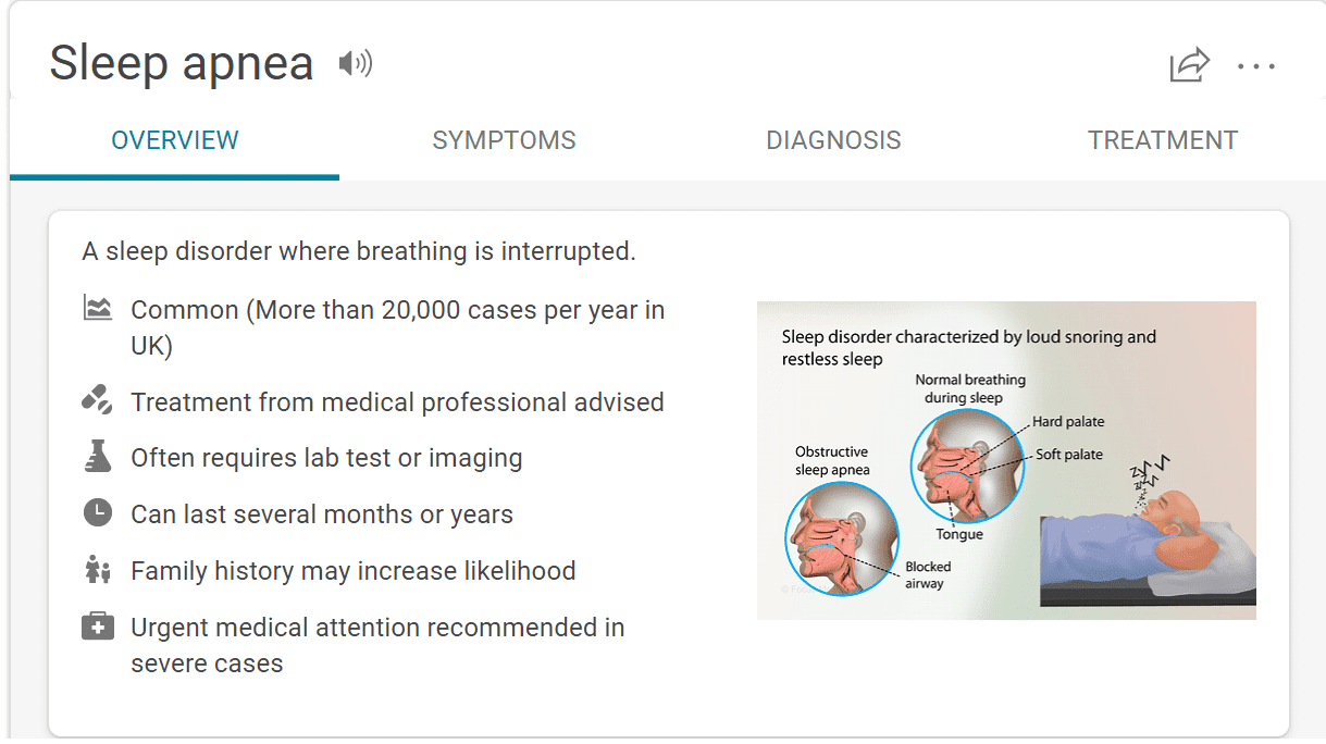 sleep apnea screenshot