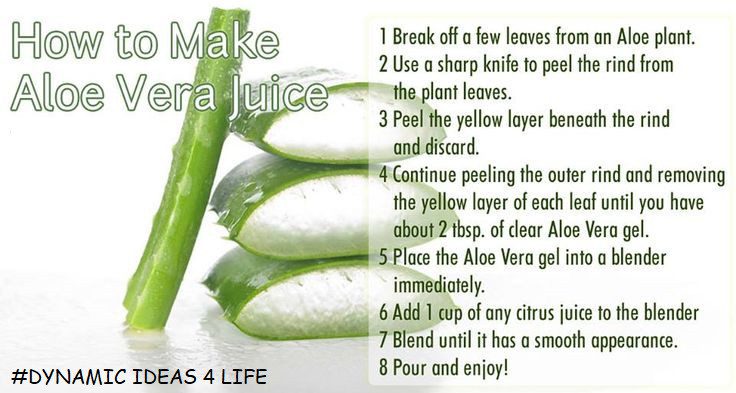 How to Make Aloe Vera Juice