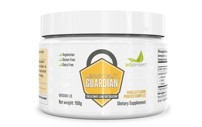 Bioptimizers Leaky Gut Guardian / Biome Breakthrough Vegetarian Vanilla 150g can