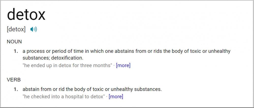 Detox Definition
