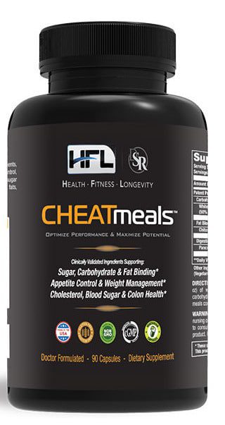 Cheatmeals bottle of 90 capsules