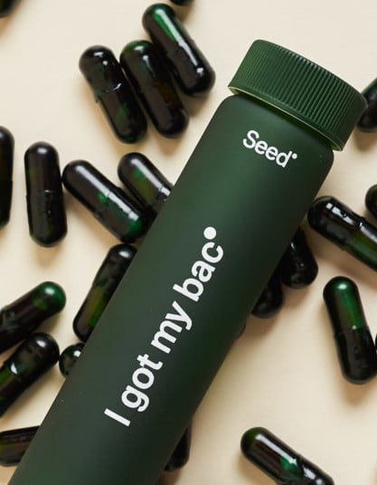 Tablet Capsule and Green Travel Bottle