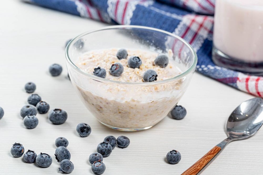 blueberries oatmeal