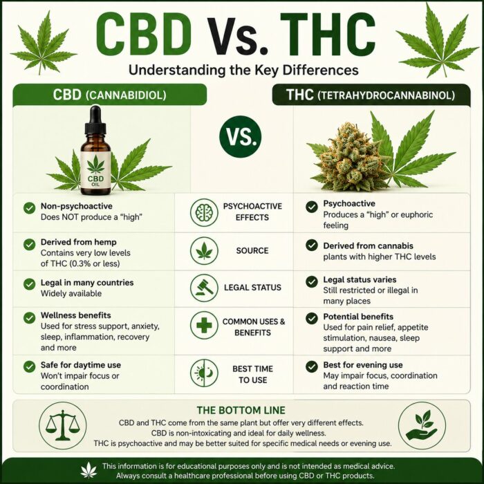 CBD vs. THC understanding the key differences between the two
