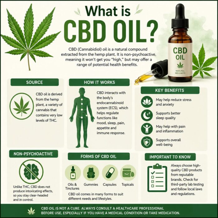 what is cbd oil infographic