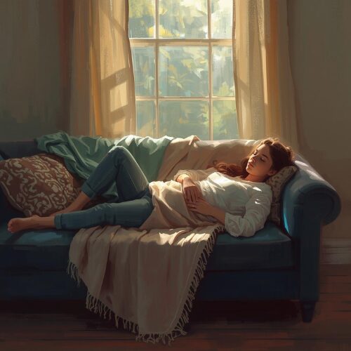 Rest and self-compassion during difficult mental health days