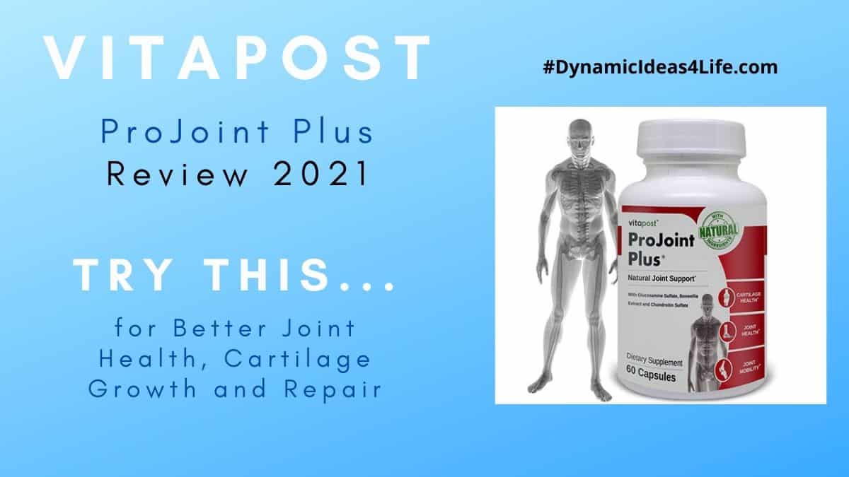 try vitapost projoint plus for joint pain relief, and to build and repair cartilage. My vitapost projoint plus review 2021