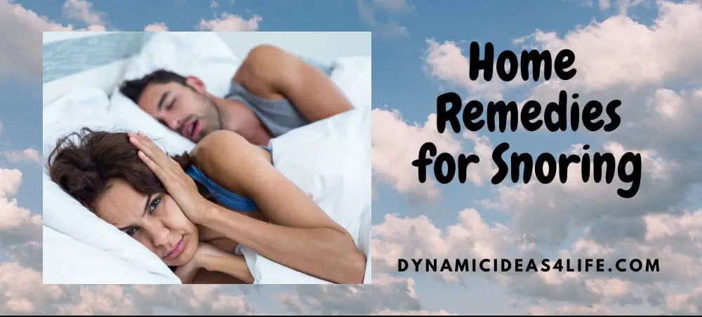 home remedies for snoring