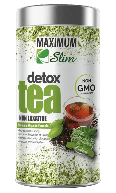 Maximum slim detox tea premium organic formula non-gmo