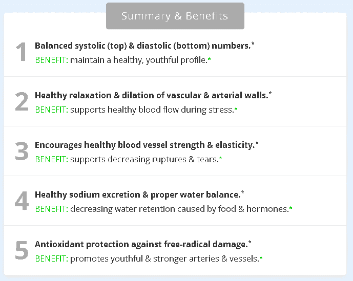 Here is why they call blood pressure optimizer a 5 in 1 supplement;