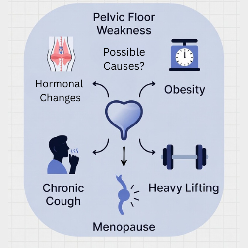 5 Possible causes of Pelvic floor weakness to be aware of