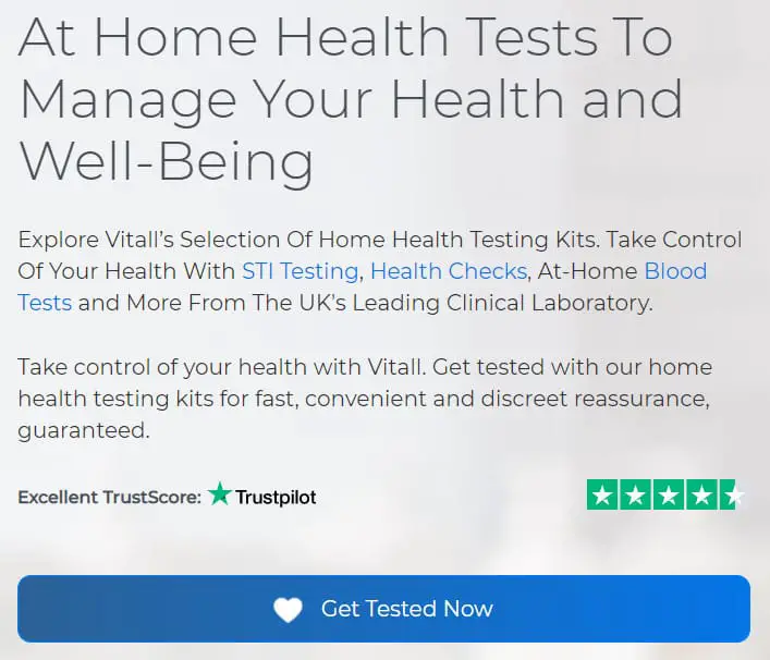 what are vitall home health testing kits get tested now