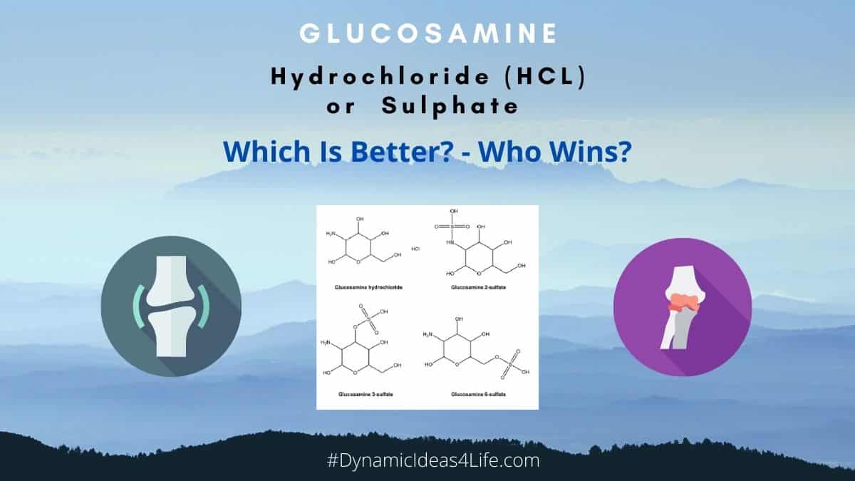 glucosamine sulfate or glucosamine hcl which one is better