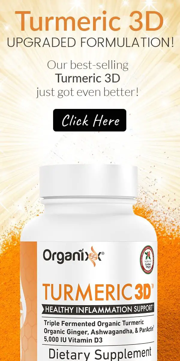 Try Organixx Turmeric 3D for Inflammation Support
