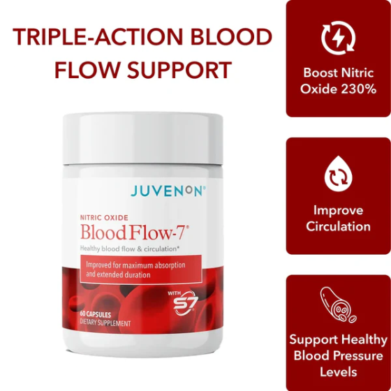 Juvenon Blood Flow 7 triple action blood flow support