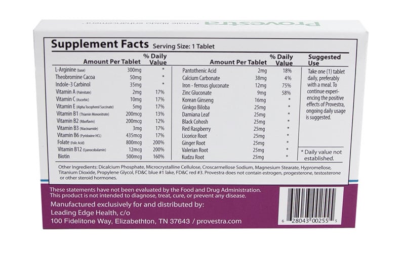 provestra ingredients whats inside