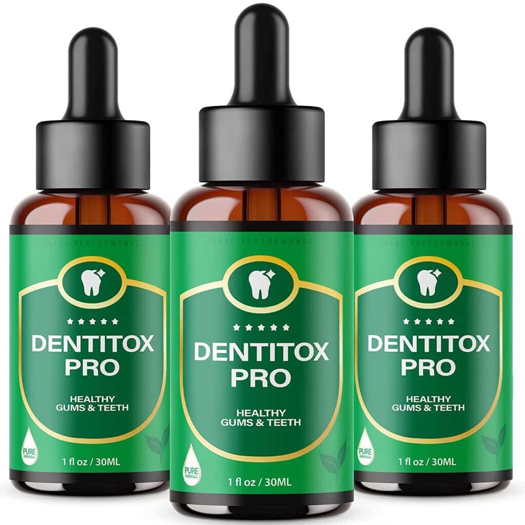 dentitox pro healthy gums and teeth 3 pack 1 fl. oz / 30ml