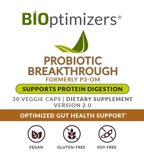 New updated Bioptimizers Probiotic Breakthrough Label