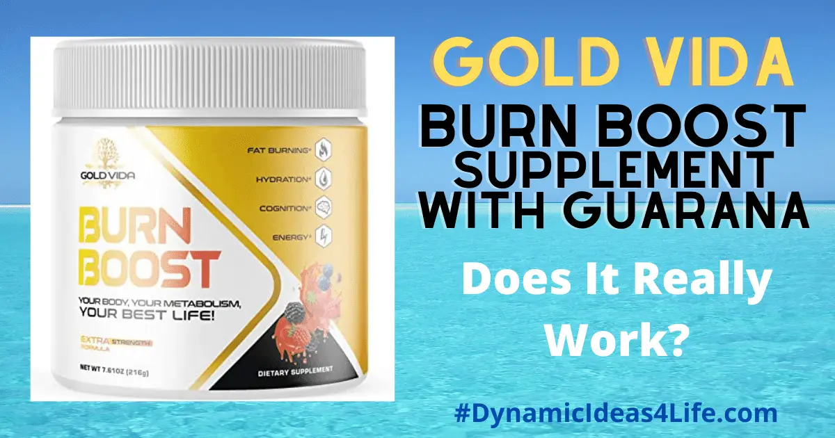 gold vida burn boost supplement with guarana 2022