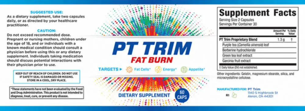 PT Trim Review Fat Burner Tea