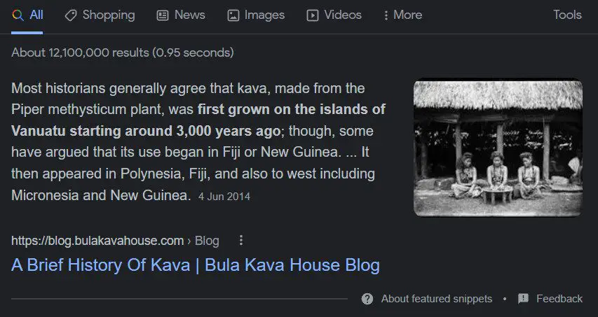 the history of kava and its medicinal use