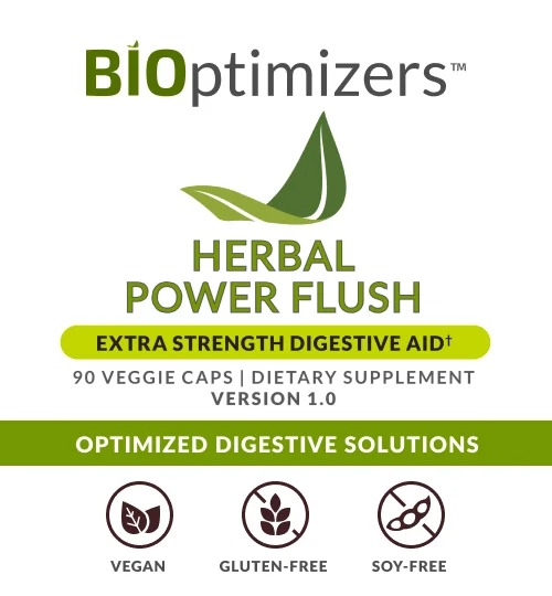 herbal power flush extra strength digestive aid for constipation cleanse