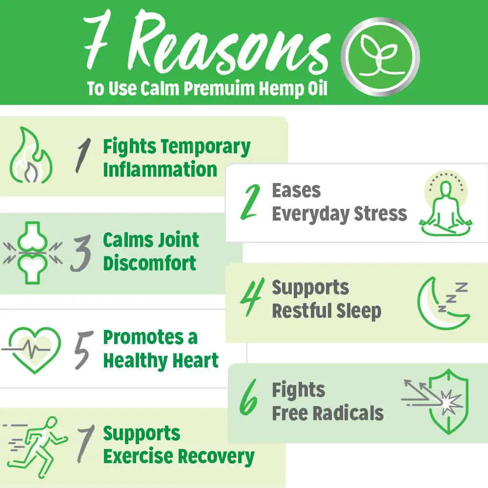 7 reasons to use calm premium cbd oil