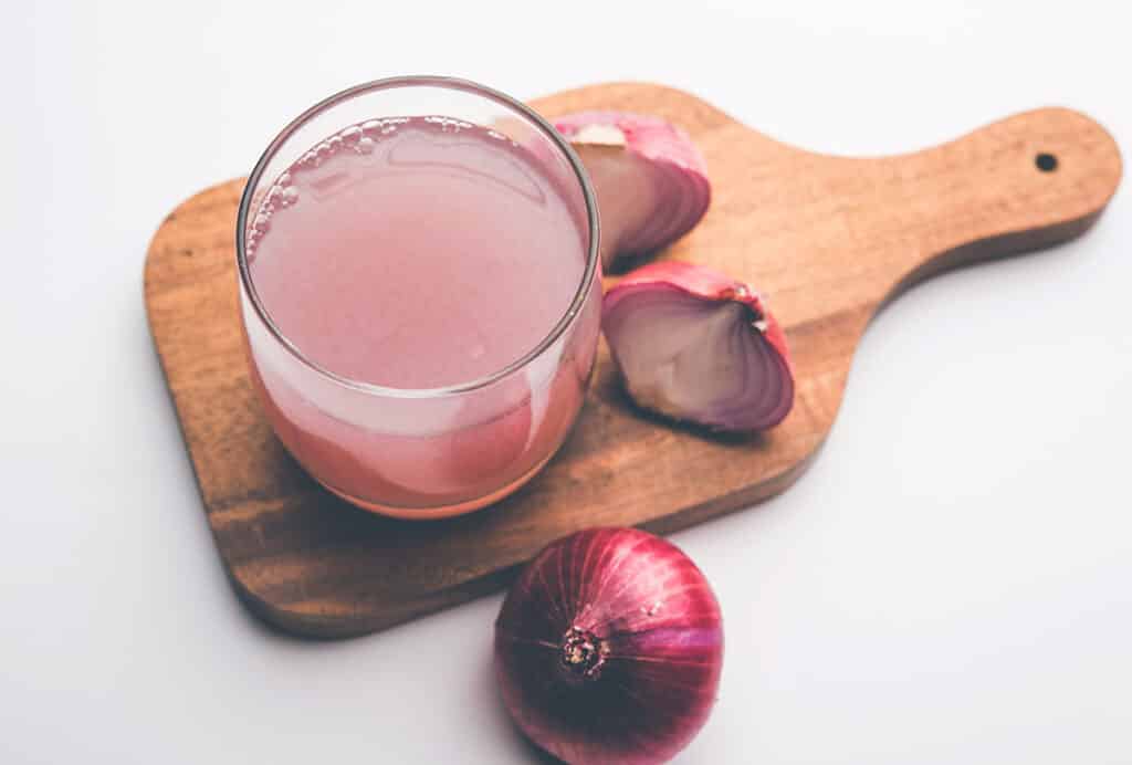 using onion juice for hair loss and regrowth