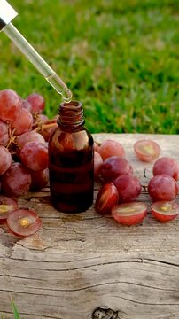 home made grape seed extract oil