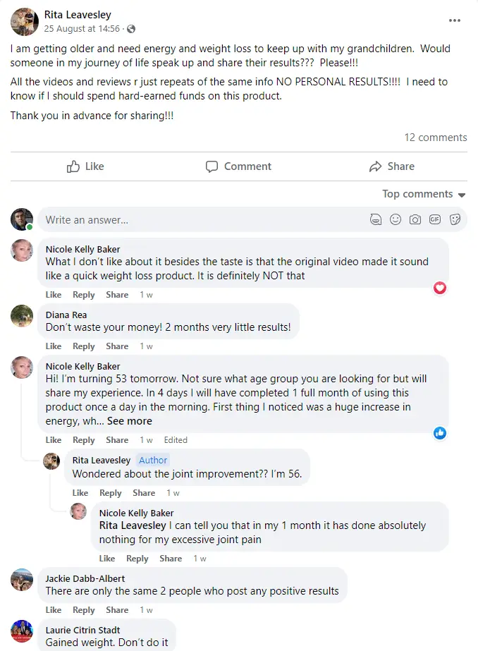 ikaria lean belly customer reviews facebook 2