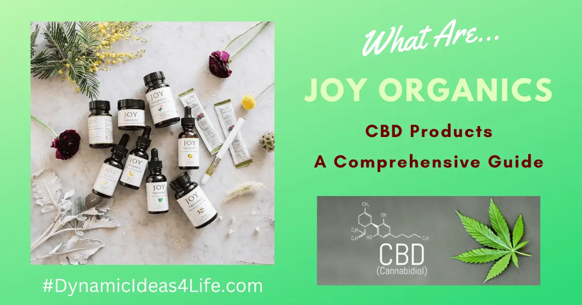 best joy organics cbd products