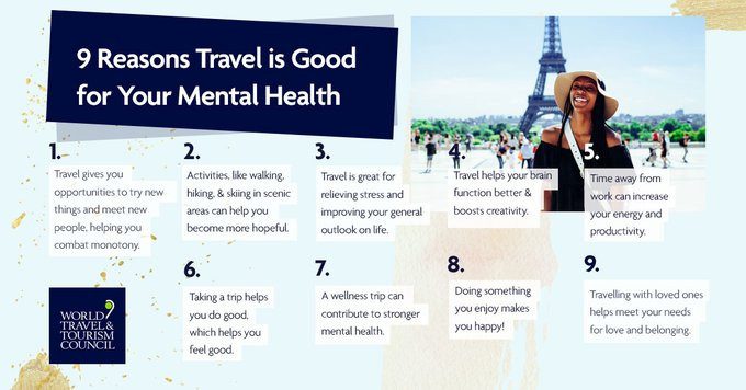 9 reasons why travel is good for our mental health