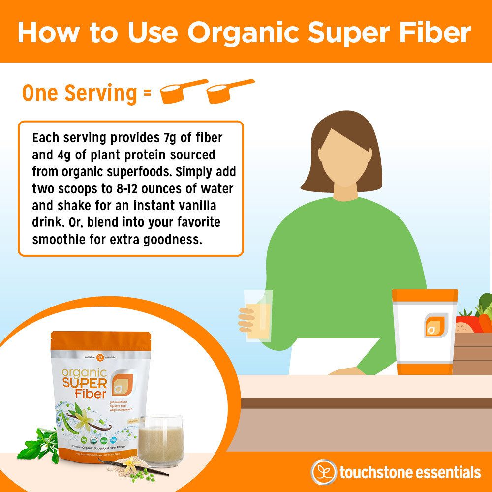 touchstone essentials organic super fiber directions for use