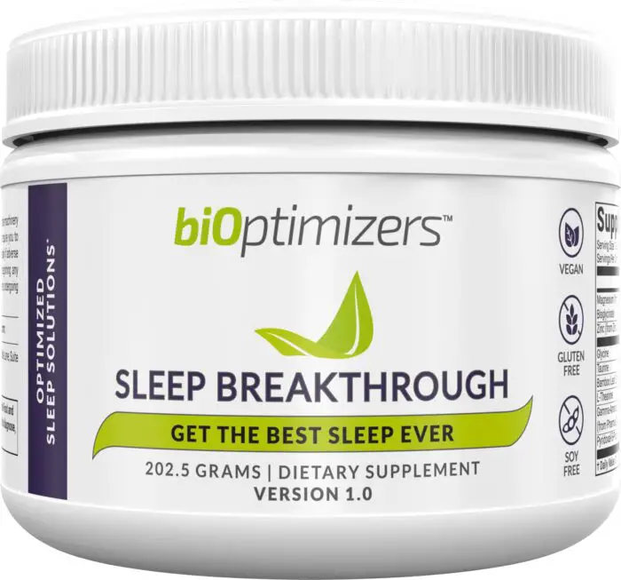 Bioptimizers Sleep Breakthrough1 can