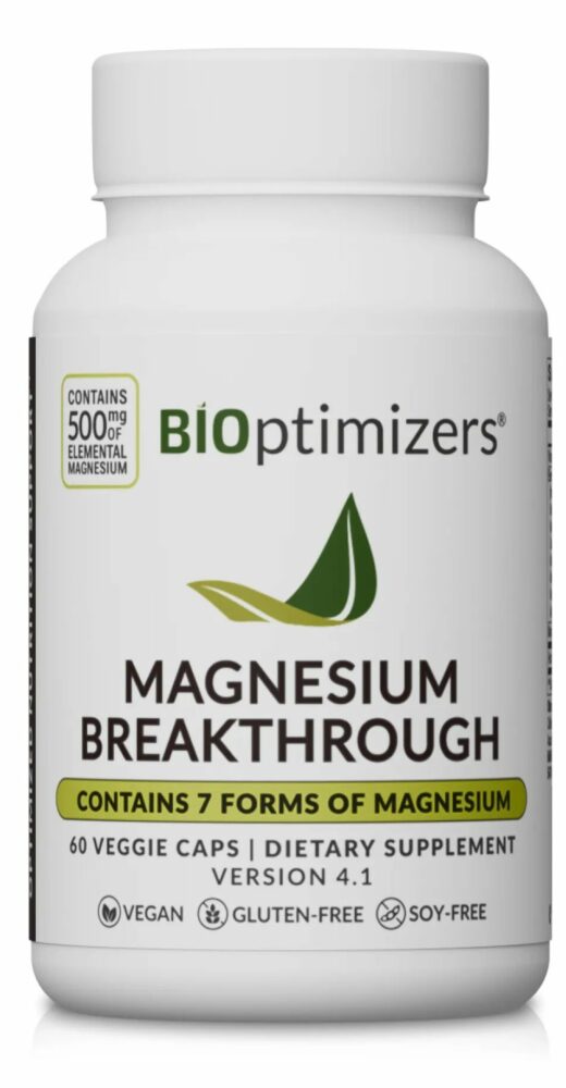magnesium breakthrough v 4.1 single bottle elemntal magnesium supplement
