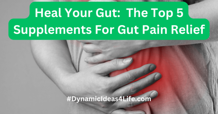 Heal Your Gut The Top 5 Supplements For Gut Pain Relief
