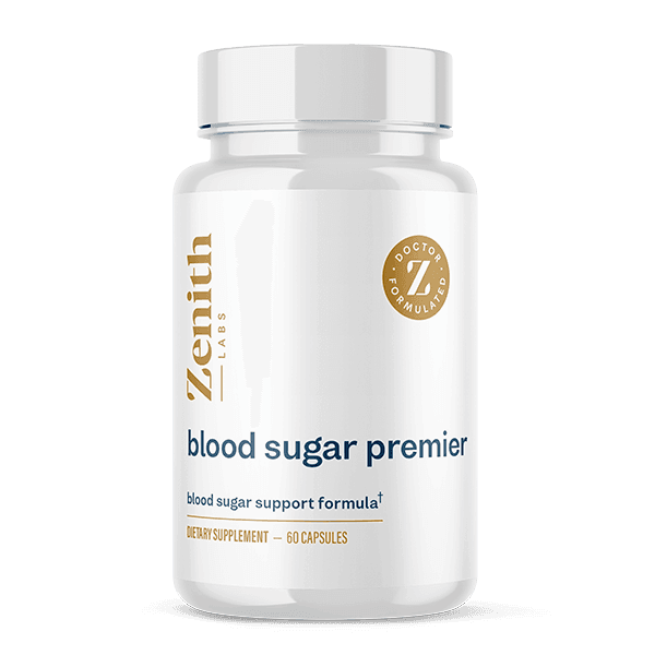 1 bottle Zenith Labs blood sugar premier blood sugar support supplement
