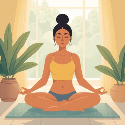 5 minute morning mindfulness exercise animation