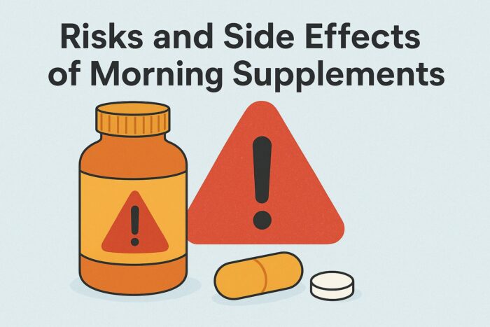 risks and side effects of taking morning supplements