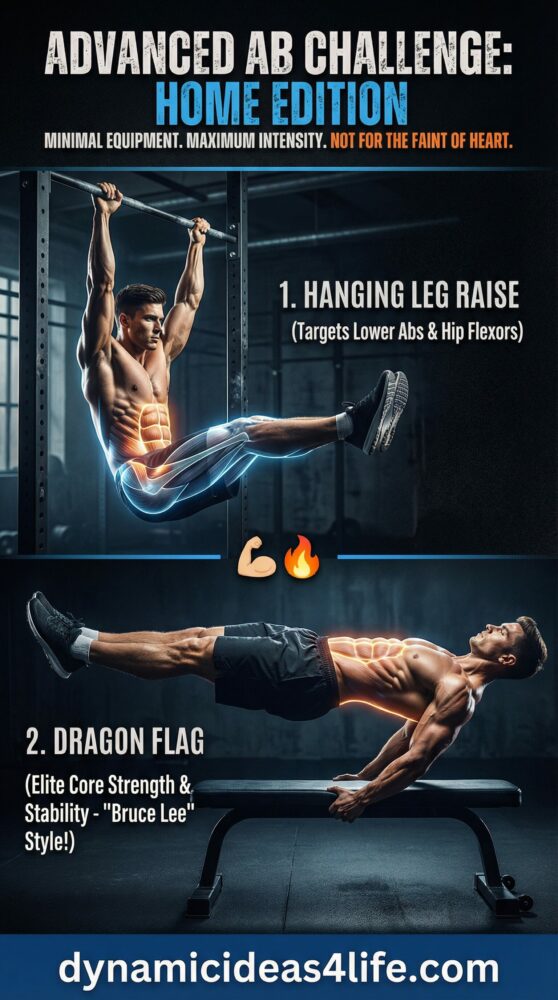 advanced ab workouts 2 different workouts chart