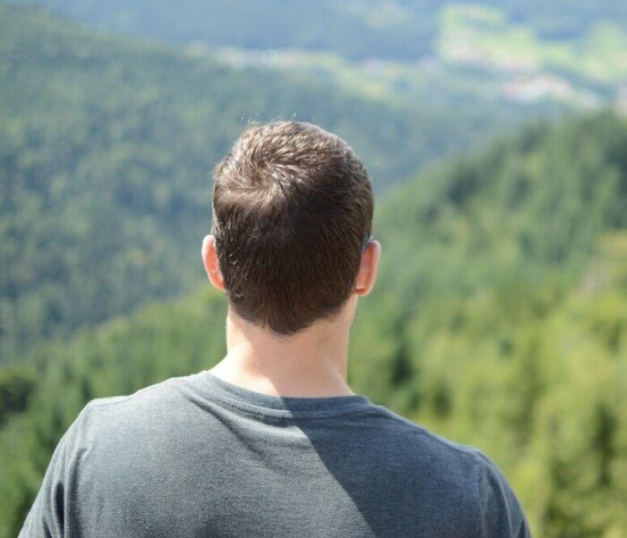 Man looking ahead Creating sustainable goals that support long-term progress without burnout