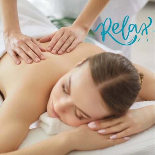 Person lying down practising progressive muscle relaxation to release tension