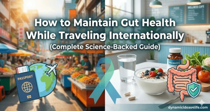 How to Maintain Gut Health While Traveling Internationally (Complete Science-Backed Guide)