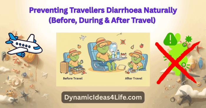 Preventing Travellers Diarrhoea Naturally (Before, During & After Travel)