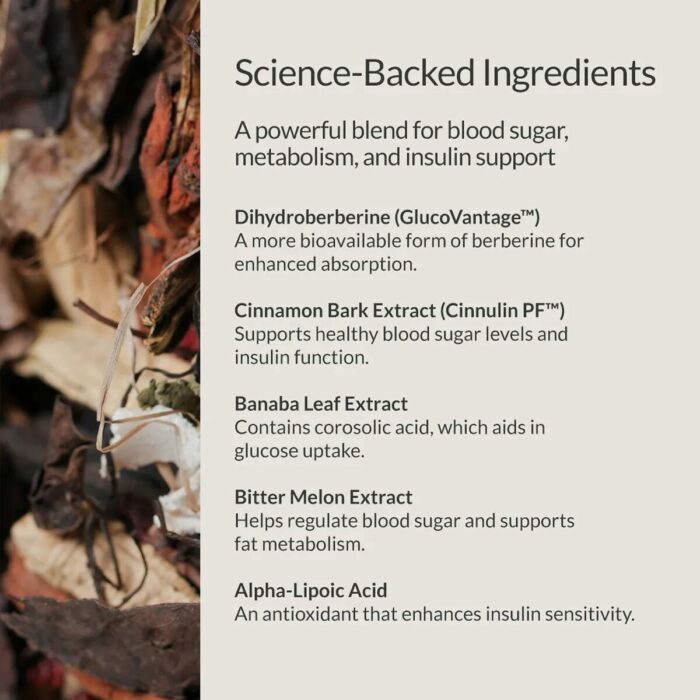 potential benefits of the bioptimizers berberine breakthrough formula ingredients for metabolism and insulin support